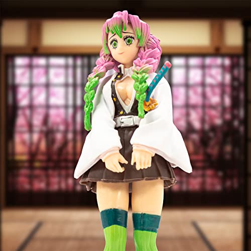 Ninjamo Mitsuri Kanroji Figure Demon Anime Figurine 6" Statue Toy Collectible Anime Character Love Hashira Swordswoman #TOP5