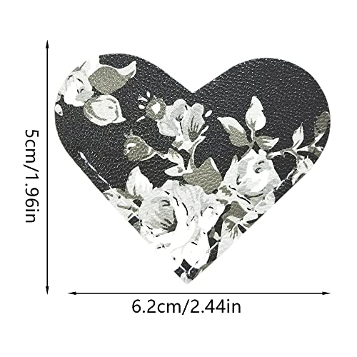 Komake 6Pcs Leather Heart Bookmark, Heart Page Corner Handmade Bookmark, Leather Heart Corner Bookmarks, Personalized Cute Handmade Book Reading Gift For Women Teacher Student Kids Book Lovers #TOP1