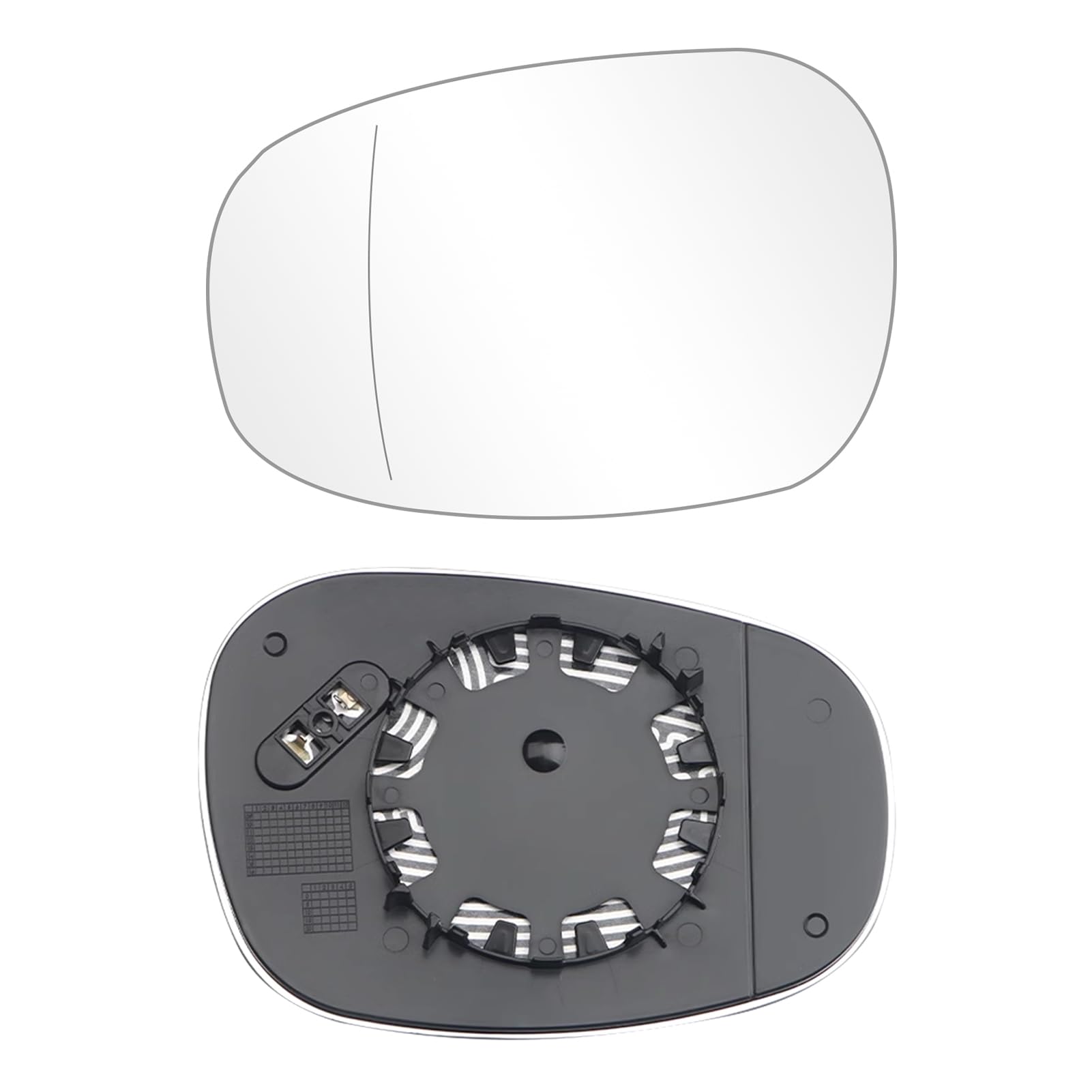 TTCR-II Verre De Rétroviseur Compatible Avec BMW Série 3 E90 E91 E92 E93 Rétroviseur Extérieur Réglable Verre De Rétroviseurs Chauffant Série 1 E81 E87 Glace De Rétroviseurs-Droit