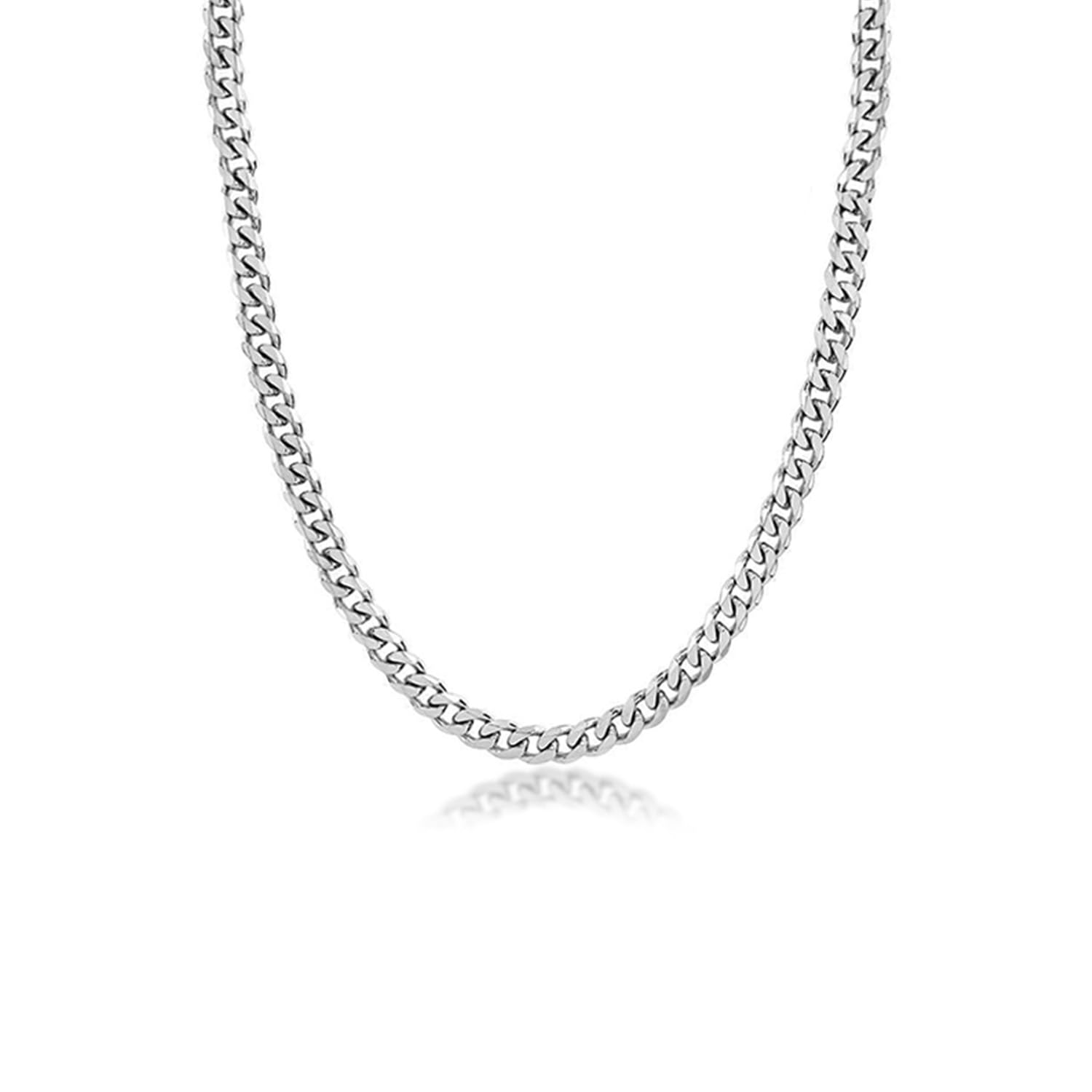 925 Sterling Silver Italian 3.5 MM, 6.5 MM Diamond-Cut Curb Link Chain Necklace for Men Women and Girls With Lobster Clasp (16, 18, 20, 22, 24, 26 Inches)