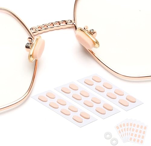 Miniatura 12 de 100 pares de almohadillas de nariz de espuma suave, autoadhesivas, almohadillas nasales antideslizantes para lentes, lentes de sol, anteojos