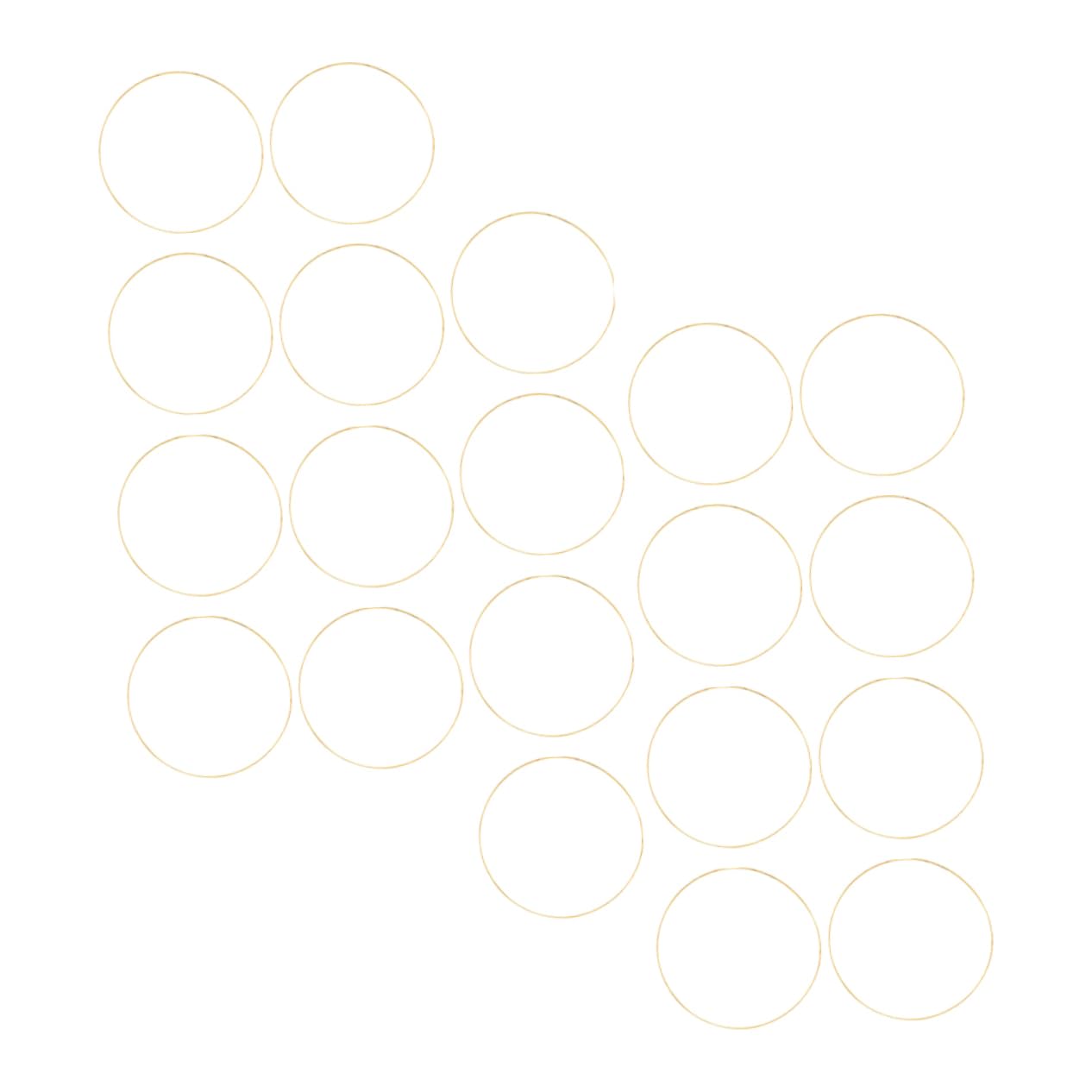 HAPINARY DIY Dream Catcher Metal Rings 10pcs Iron Wall Hanging Wreath Hoops Workmanship