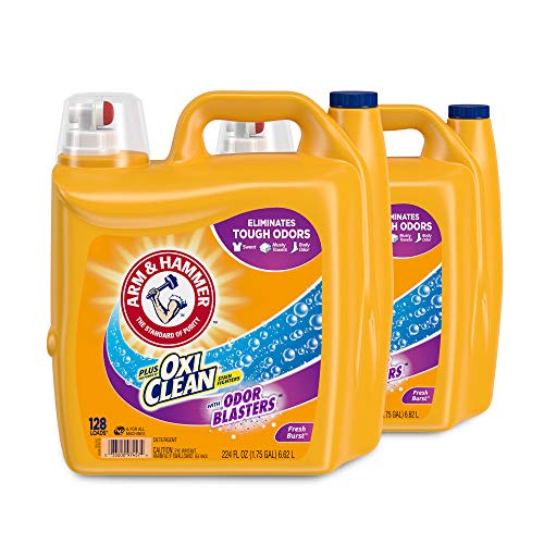 Image of Arm & Hammer Plus Oxiclean Odor Blasters Fresh Burst, Liquid Laundry Detergent, 224 Fl Oz - Pack of 2