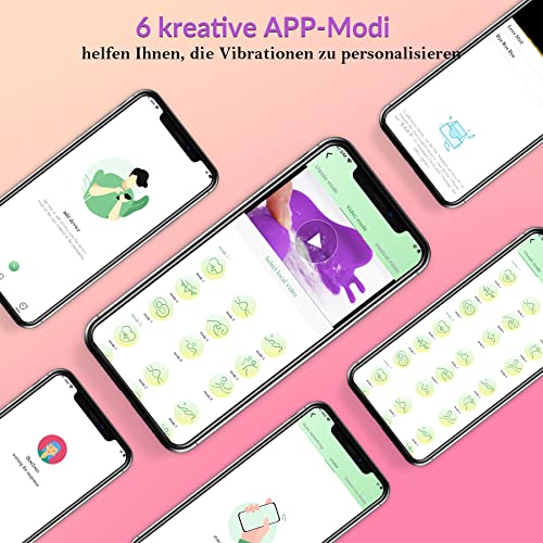 Butterflies Vibrator mit APP & Fernbedienung - ORSLUM Bonnie, Vibrator Ferngesteuert mit Klappe & Vibrationsbewegung, Klitoris Stimulator für Sie, Leise & Unterwegs, Sex Spielzeug für die Frau – Bild 7
