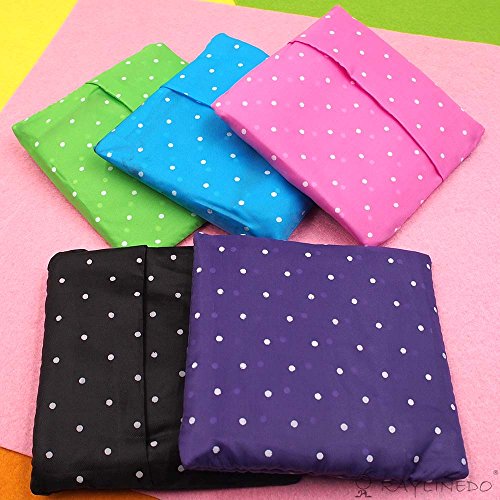 RayLineDo Expandable Several Patterns Shopping Bag Reusable Grocery Shopping Tote Bags Convenient Grocery Handy Bags , Shopping Travel Bags 7 PACK - Thumbnail 3