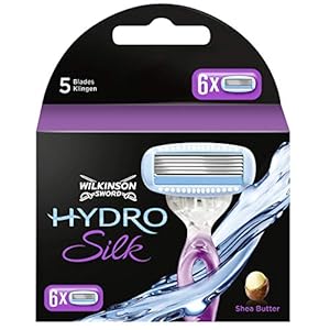 Wilkinson Hydro Silk Rasierklingen für Damen Rasierer, 6 Stück