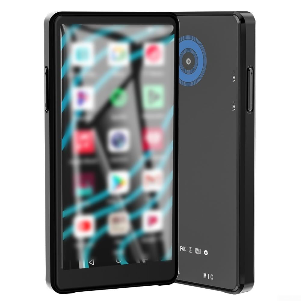 Reproductor multimedia digital portátil de 64 GB, pantalla de 5 pulgadas, WiFi y Bluetooth 5.0, audio y vídeo multiformato