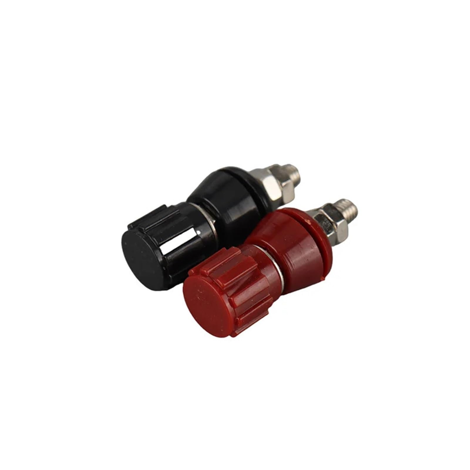 Power Junction Post Connectors 2pcs/1pair Red Black 5MM Copper Posts Terminal Blocks Power Supply Terminals Welding Machine Inverter Post Connector JS107