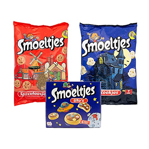 Smoeltjes Spookkoekjes | Grootverpakking |Doos met 9 zakken x 175 gram | 63 uitdeelzakjes | Koekjes in de vorm van… - Afbeelding 8