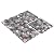 PURE ERA Natural Real Stone Interlocking Floor Deck Tiles Sliced Pebble Tile Indoor Outdoor Use 12"x12" (4Pcs, 4 sq. Ft, Sliced Mixed Color)- Great Upgrade to Patio Backyard Pathway