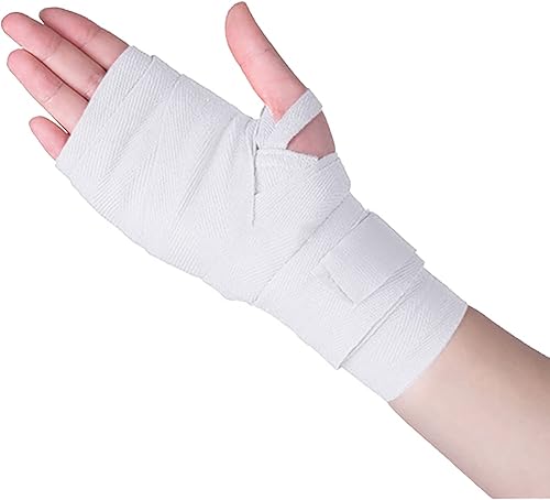 Miniatura 6 de 2 piezas de boxeo vendaje elástico de compresión para muñeca, guantes interiores de entrenamiento para artes marciales, kickboxing, muay thai