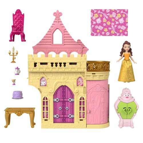 image for Mattel Disney Princess Toys, Storytime Stackers Belle's Castle, Stacka