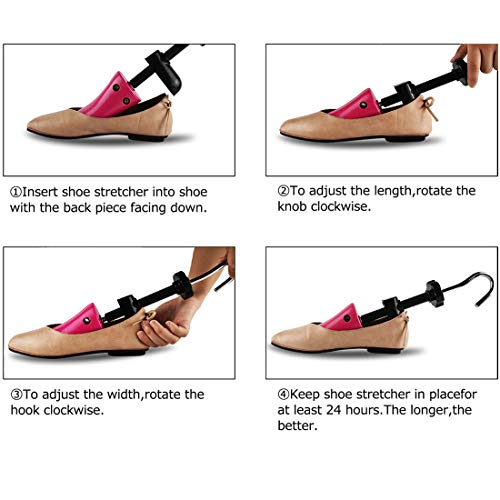 Eachway S ROSE Shoe Stretcher Shoe Trees,Adjustable Length & Width For Men And Women(For Women'S 5.5-10 thumb #2