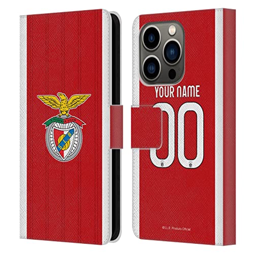 Étui en cuir iPhone 14 Pro personnalisé aux couleurs du Benfica édition Coutume 2022/23