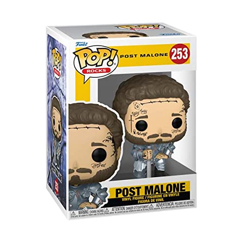 Funko Pop! Rocks: Knight Post Malone Collectible Toy – Figurine en Vinyle à Collectionner – Idée de Cadeau – Produits Officiels – Jouets pour Les Enfants et Adultes – Music Fans - Les Beatles, Paul McCartney, John Lennon, RIngo Starr, George Harrison Funko Pop! Rocks: Knight Post Malone Collectible Toy - Figurine en Vinyle à Collectionner - Idée de Cadeau - Produits Officiels - Jouets pour Les Enfants et Adultes - Music Fans – Image 4