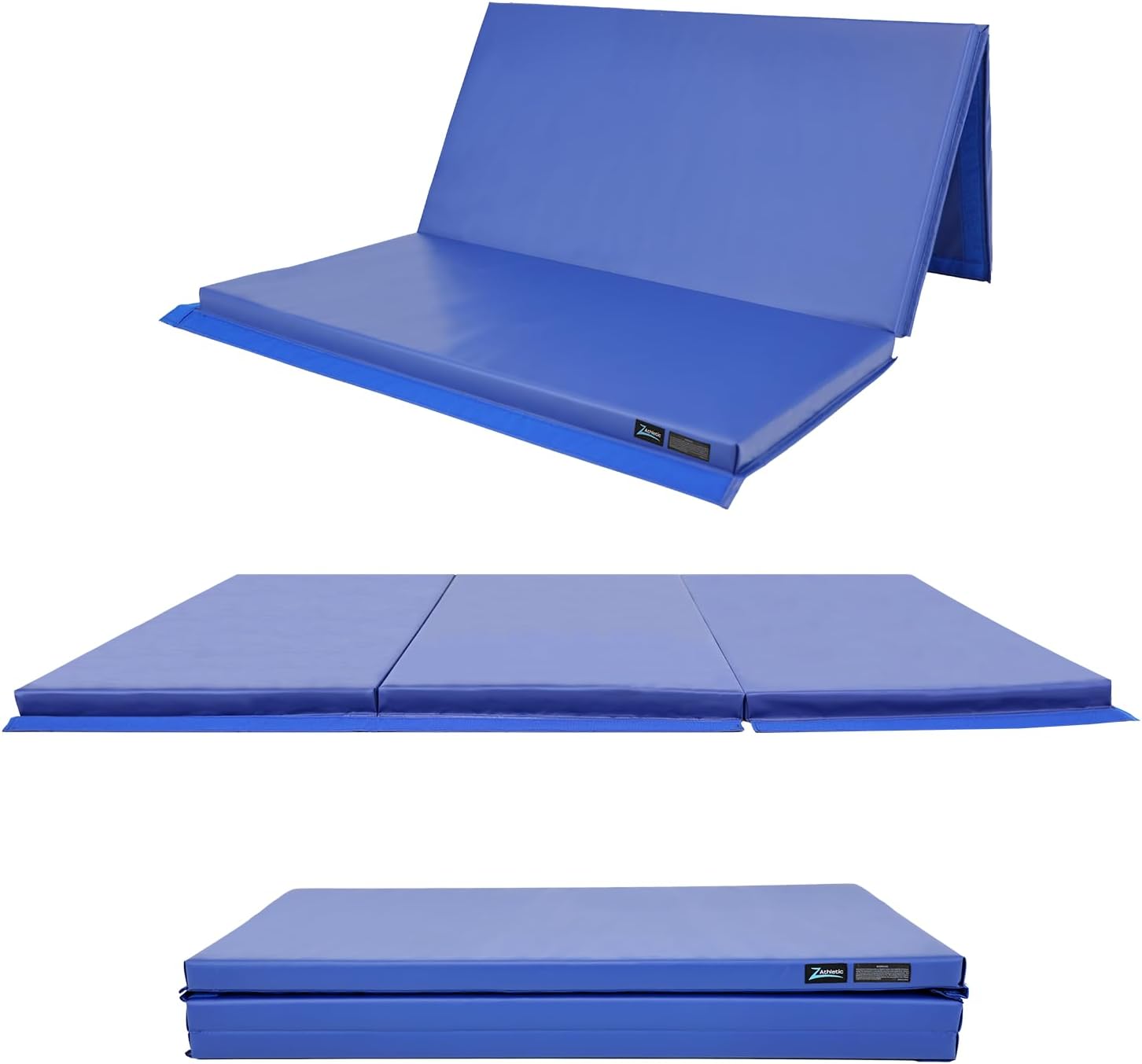 - Z Athletic Folding Mat for Gymnastics, Tumbling, Cheerleading, and More, 4 Ft x 6 Ft x 2 In
