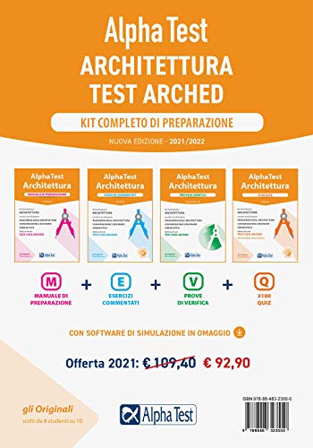  Alpha Test. Architettura. Kit completo di preparazione. Nuova ediz. Con software di simulazione