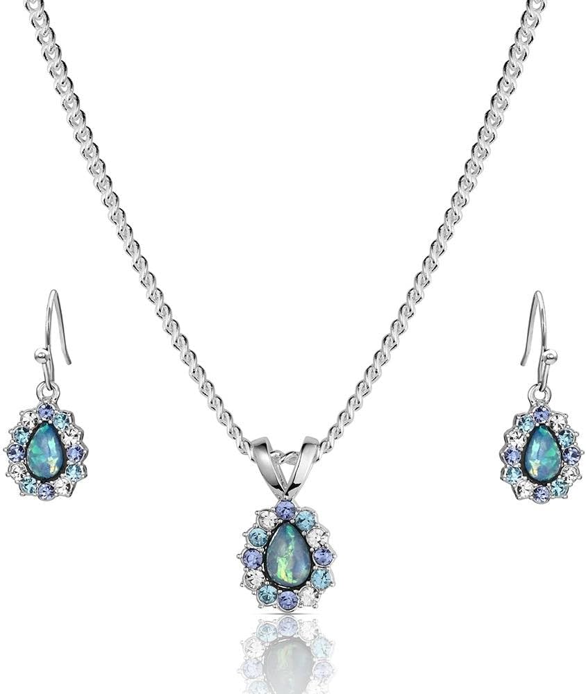 Montana Silversmiths Western Lifestyle Opal Jewelry Set