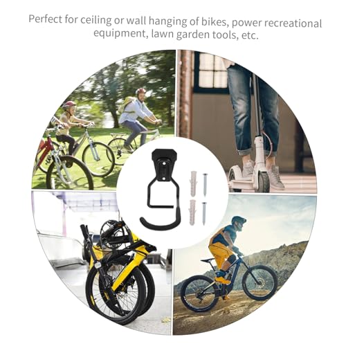 Support de garage pour vélo fixation murale lot de 2