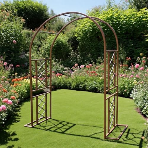 Arche de mariage extérieure en métal pour une décoration de fête réussie
