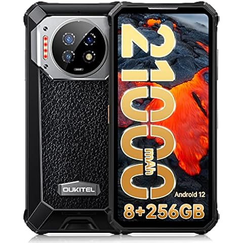 21000mAh Großer Akku OUKITEL WP19 8GB+256GB Outdoor Handy Cover