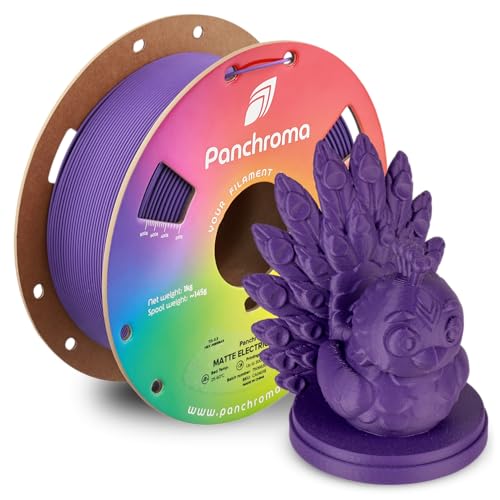 Image of Polymaker Panchroma Matte PLA Filament, Electric Indigo 1.75mm 1kg 3D Printing Filament, Formerly Polyterra 3D Printer Filament, Fits Most FDM 3D Printers, 1kg Spool (2.2lbs)