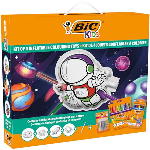 Juguetes inflables para colorear BIC Kids con rotuladores y lápices