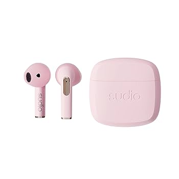 Amazon.co.jp: SUDIO N2 (ピンク) ワイヤレスイヤホン