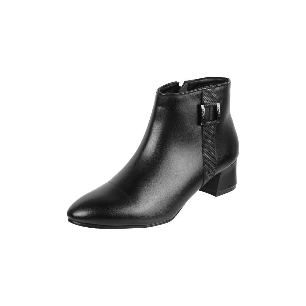 Women Faux Leather Elegant Slip-On Formal Boots-image-44