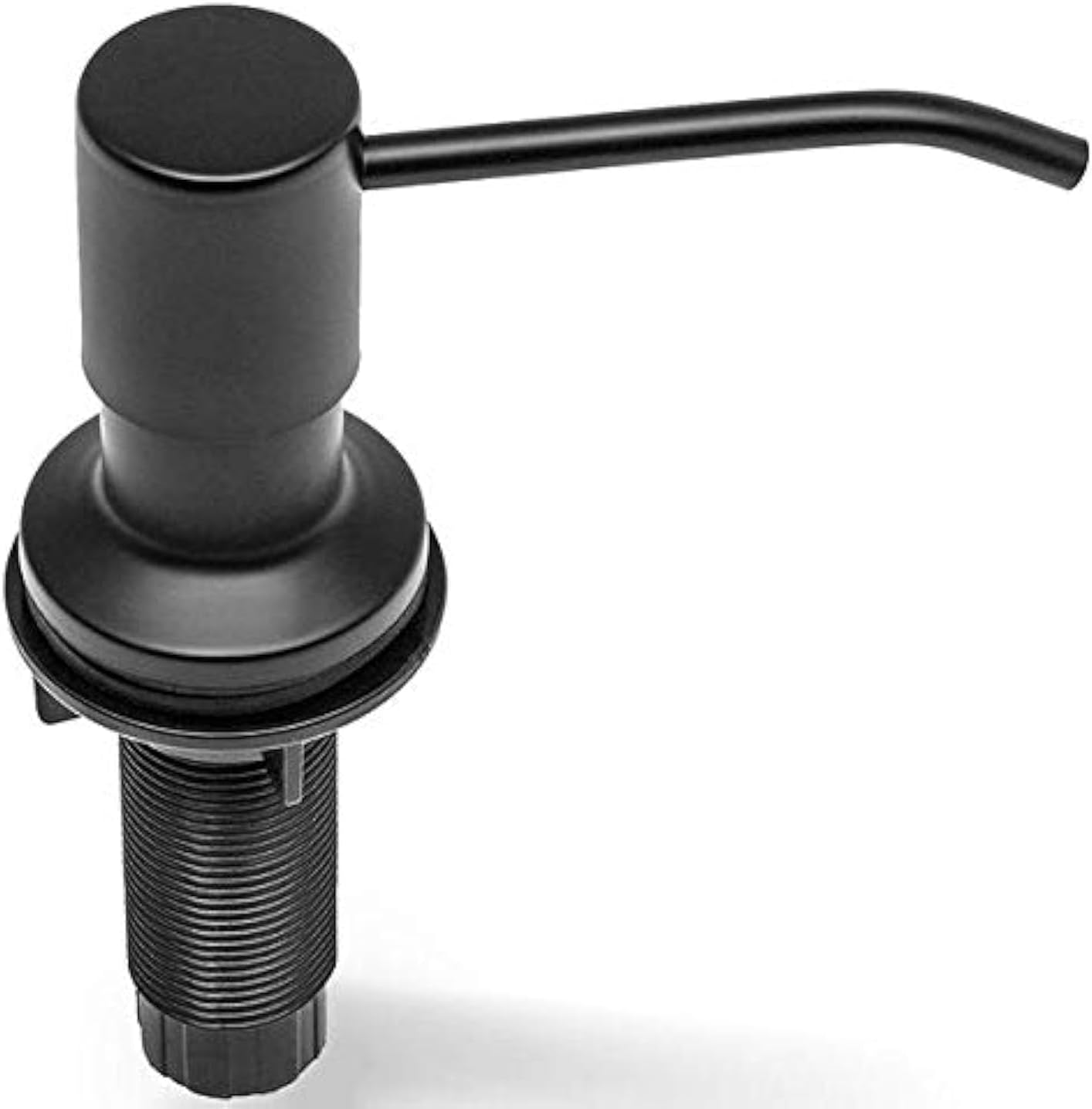 Kimi Cuisine Dish Soap Dispenser for Kitchen Sink, Built-in Pump, Black