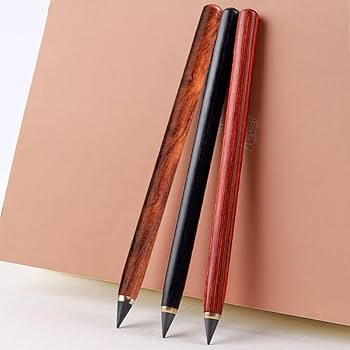 Amazon | 無限鉛筆 削らない鉛筆 木製 永久鉛筆 2本セット 安全