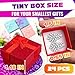 24 Pcs Earring Boxes for Jewelry Gift – Earring Gift Box for Studs and Rings 1.57 x 1.57”, Colorful Ring Boxes Bulk for Presents with Decorative Ribbon Bow – Lightweight Design for Special Moments