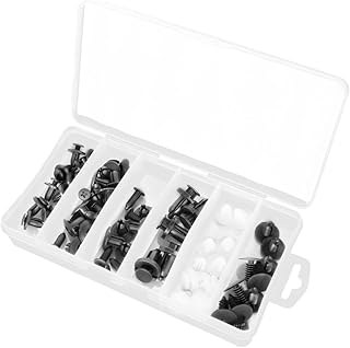 CIYODO 50 Pçs/Set Kits/Push Retentor Kit Painel Preto Rebite Pino Desmontar Vídeo Paralama Painel Clipe Acessórios Expansão Pára-Choque Porta Do Carro Substituição Parafusos Prendedor