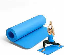 Tapete de Yoga Dupla Camada EVA 6mm Antiderrapante Pilates Fitness Ginástica