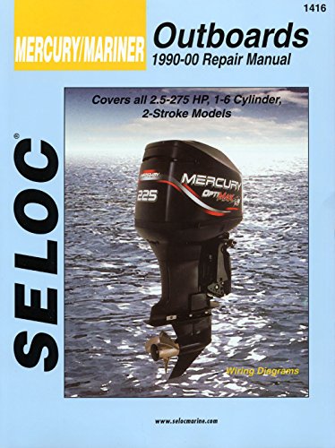 Sierra International Seloc Manual 18-01416 Mercury/Mariner Outboards Repair 1990-2000 2.5-275 HP 1-6 Cylinder 2 Stroke Model