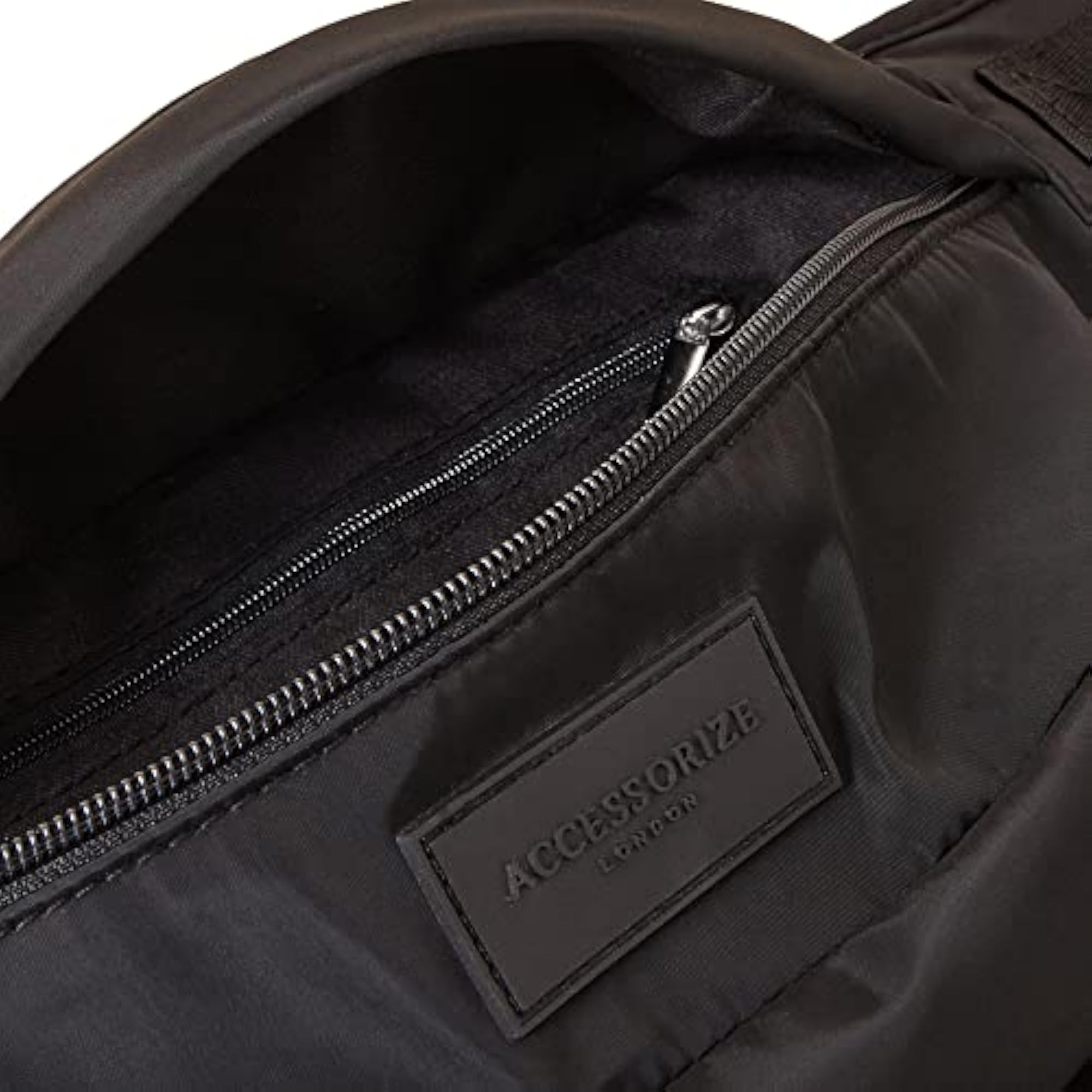 London Women's Recycled Nylon Black Bumbag