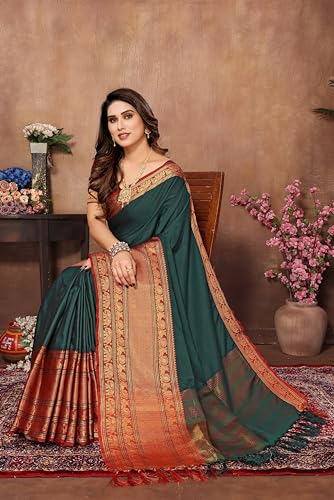 Sari NarayanPet en soie mélangée taille libre résout le problème de drapé - 4