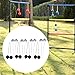 predolo 8 Ladder Balls for Backyard Play Dia 1.65 in Family Toss Game Set, Black and White