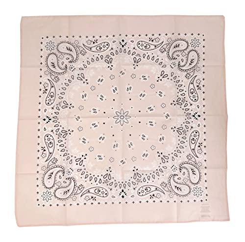 Image of Single Pack Bandanas 60s Premium Cotton Soft Thin Handfeel Large Handkerchief for Men and Women