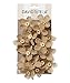David Tutera Burlap Flower Picks - 4.5 x 3.5 inches - 16 pieces