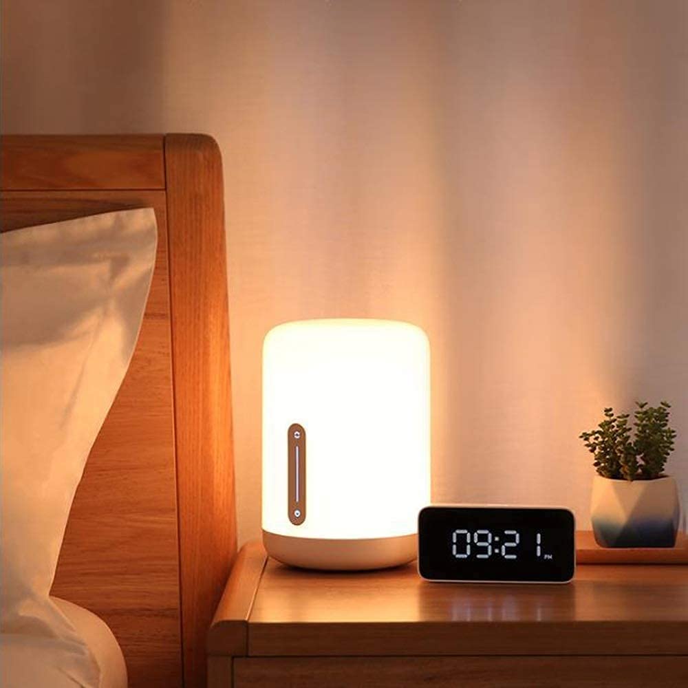 DieffematicTD Lampa biurkowa Ochrona oczu Inteligentna lampa nocna, lampa stołowa rozrządu, sterowanie czujnikiem dotykowym, inteligentne światła, sterowanie głosowe, lekkie lampki do pielęgnacji oczu