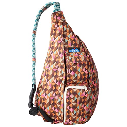 Image of KAVU Rope Bag - Sling Pack for Hiking, Camping, and Commuting - Jumble Dash