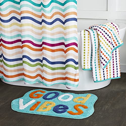 Image of SKL Home by Saturday Knight Ltd. Making Waves Shower Curtain,Multi