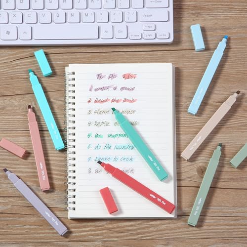 image for Mr. Pen- Aesthetic Highlighters, 8 Pack, Chisel Tip, New Vintage, Cute