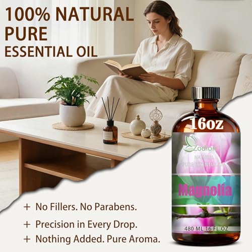 Aceite esencial de magnolia y rosa 16 Fl Oz miniatura 3