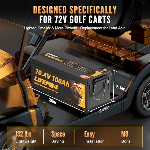 sourcepow 72V 100Ah Lithium Battery