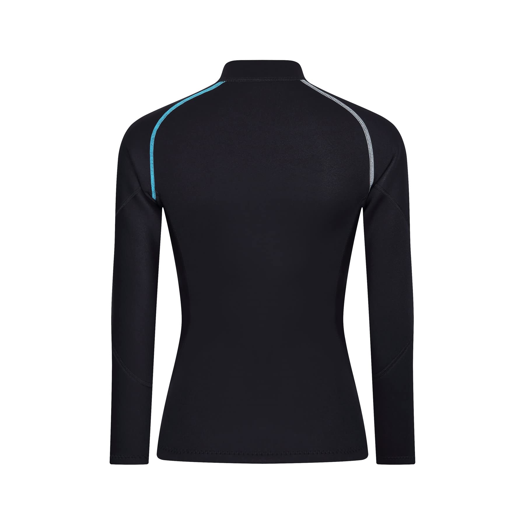 Veste de Combinaison en Néoprène 1.5mm/3mm avec Fermeture éclair - Veste de Plongée à Manches Longues pour Hommes et Femmes
