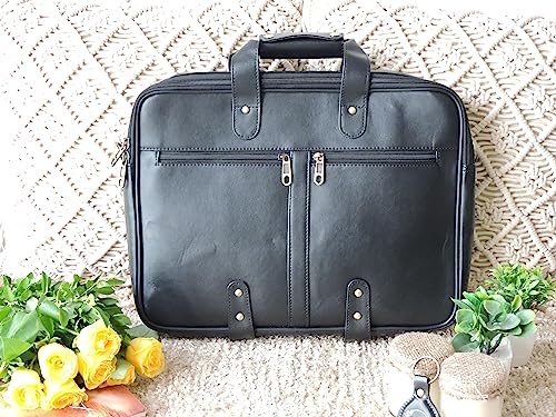 Maletín tipo messenger slim negro para laptop 14" miniatura 2