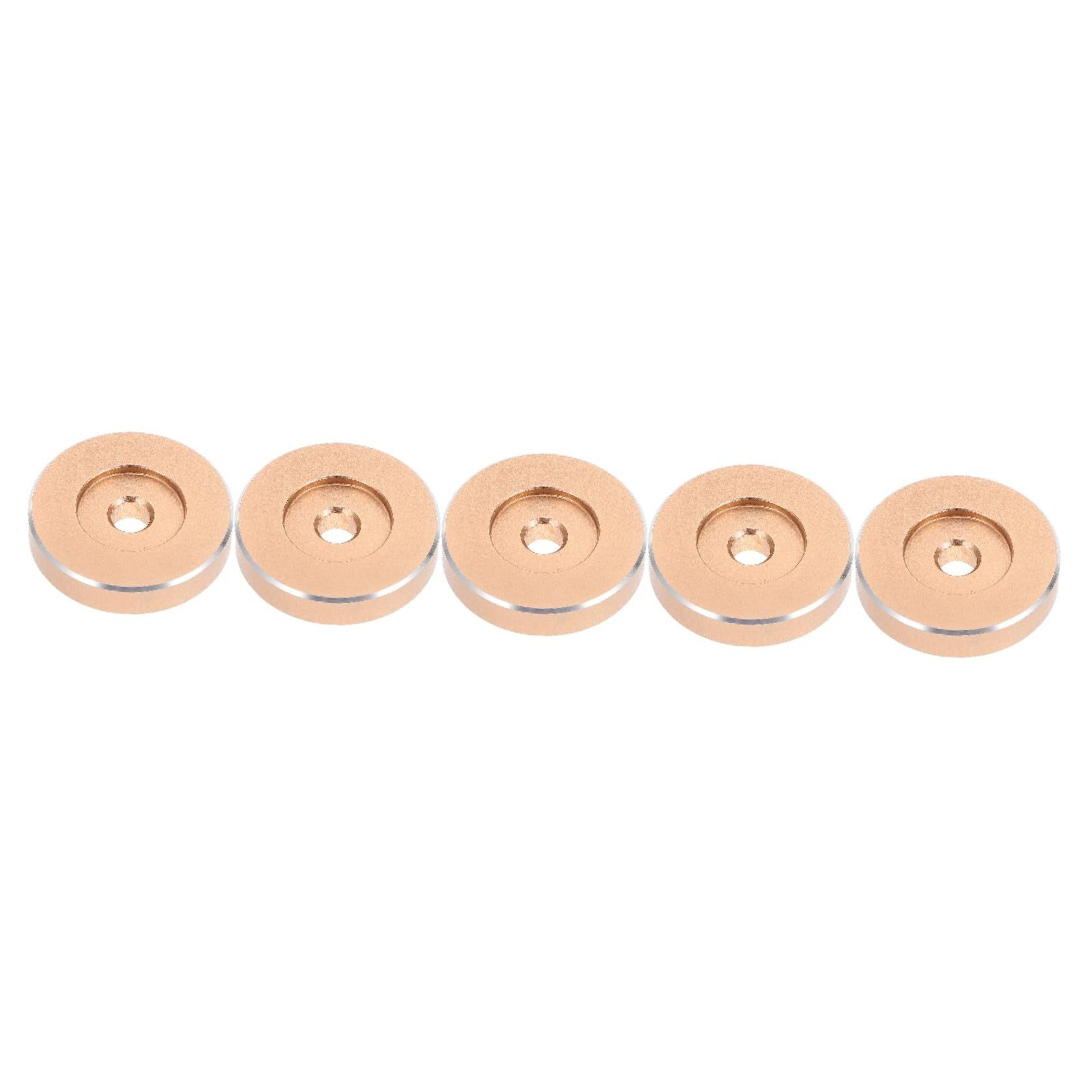 jojofuny 5 Pezzi 45 Accessori Per in Vinile 45 Giri Adattatore Per 7 Pollici in Metallo Adattatore Per Giradischi Migliora La Stabilità Facile Da Usare