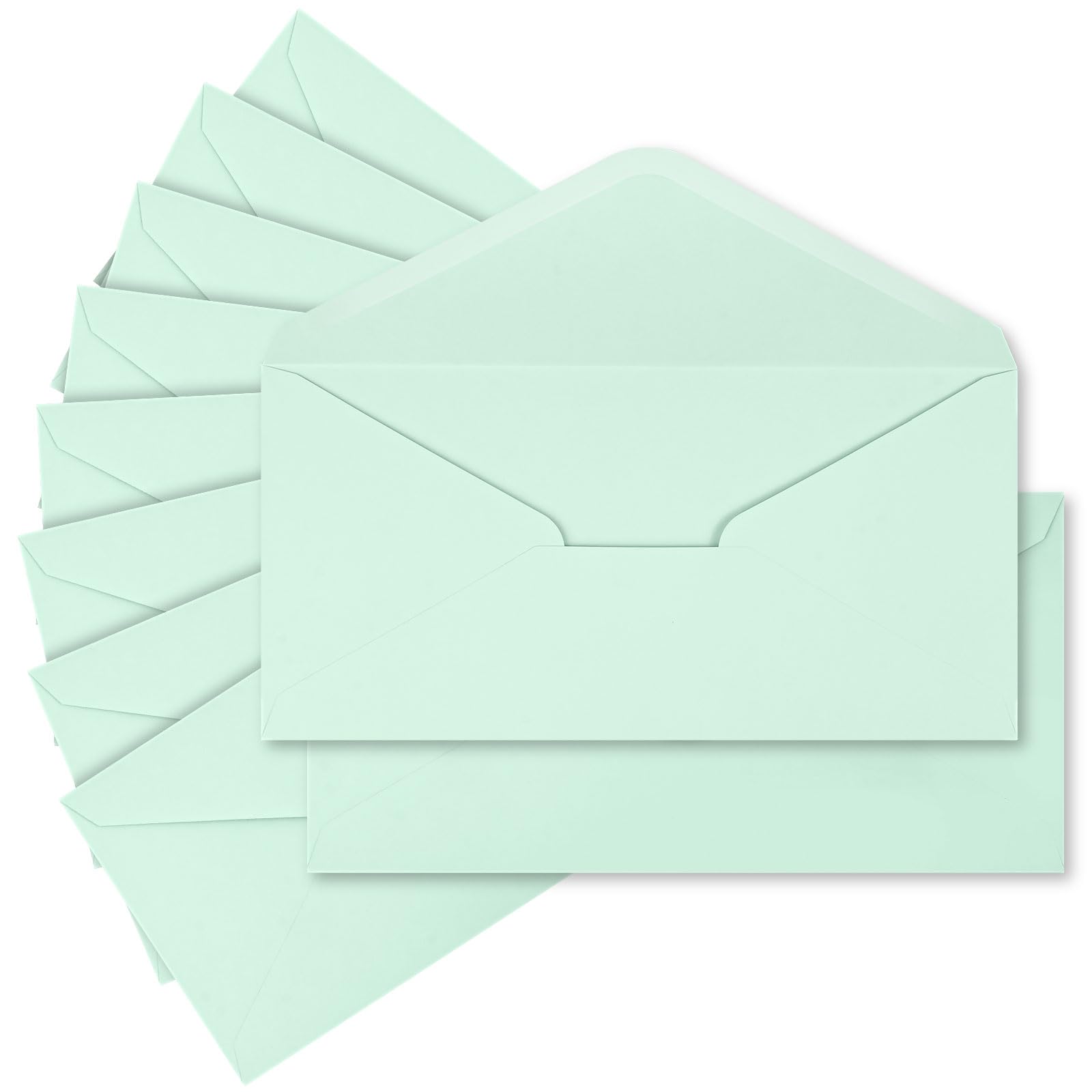 AMFUN 55 Pack Invitation Envelopes, Diamond Gummed Self Seal Envelopes, Gift Card Envelopes
